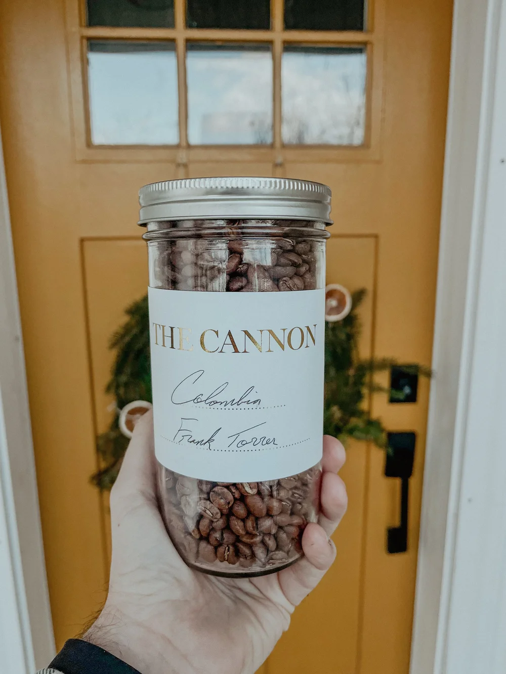 The Cannon coffee subscription jar